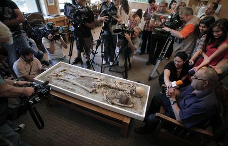 Découverte d'un squelette de vampire en Bulgarie