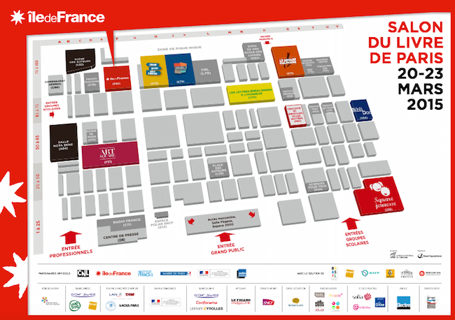 Salon du livre de Paris 2015 : 20 au 23 mars 2015