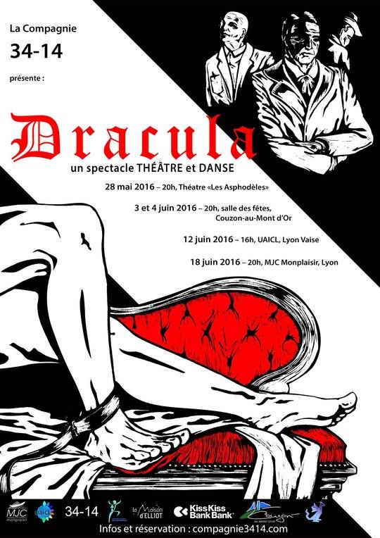 La compagnie 34-14 porte Dracula... sur les planches !