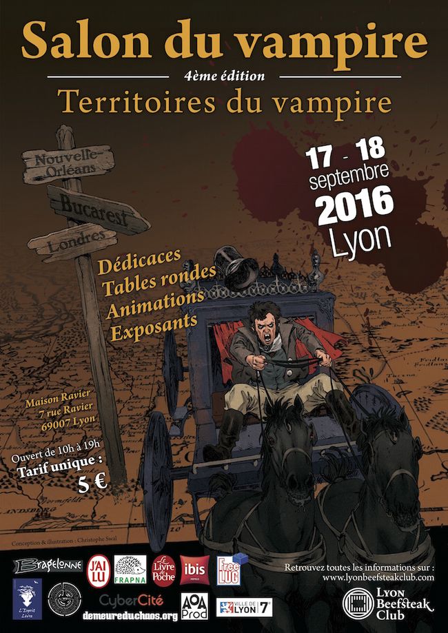 Le Salon du Vampire 2016 : territoires du vampire