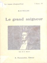 Rachilde. Le grand saigneur