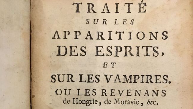 Calmet, Dom Augustin. Le traité sur les apparitions et les vampires